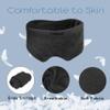 TOWINO Sleep Eye Mask, Super Soft and Smooth and Fully Adjustable to All Head Sizes, Super Soft and Comfortable for Women and Men, Bandages for Travel, Night Sleeping, Nap, view 4