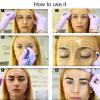 100pcs/Set Eyebrow Ruler Stencils Shape Kit For Microblading Supplies Disposable Makeup Eyebrow Mapping Makeup Tool Ruler Sticker Tattoo Stencil Measurement view 4