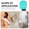 Baluue 2pcs Exfoliating Shower Gloves Body Scrubber Mitt for Deep Skin Cleansing Soft Rayon Material for Arms Legs Neck and Back for Home Hotel Use view 3