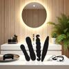 4Pcs Black Hair Bun Maker Magic Hair Styler Set Hair Styling Sponge New Released Elastics and Ties Hair Accessories view 4