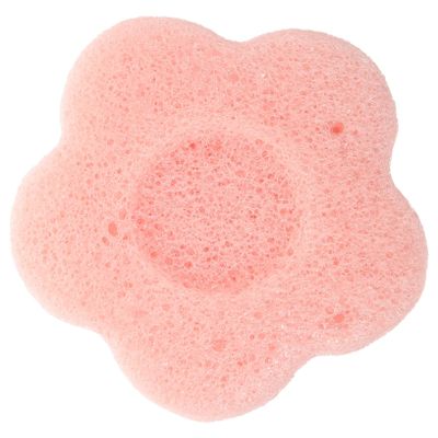Beavorty Flower Shape Facial Cleansing Sponge Natural Loufa Skin Scrubber for Women