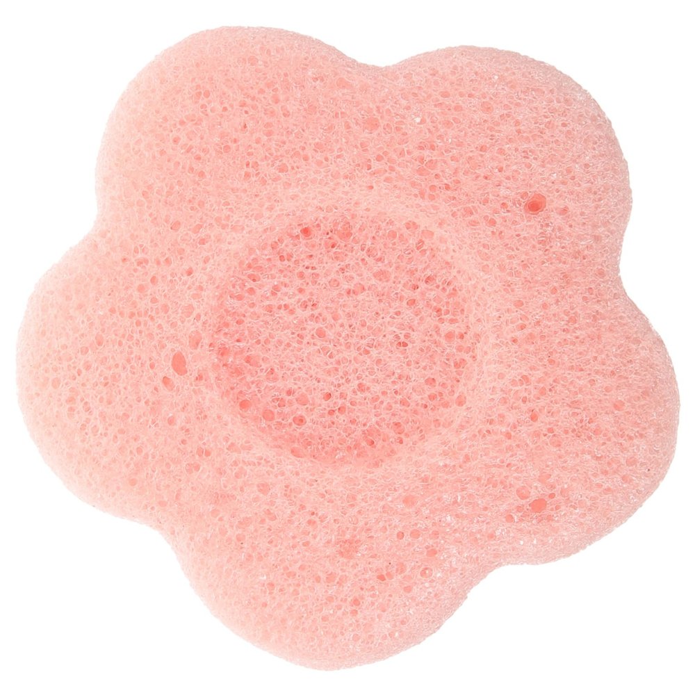 Beavorty Flower Shape Facial Cleansing Sponge Natural Loufa Skin Scrubber for Women