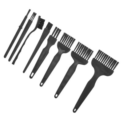 NOLITOY 8pcs Facial Hair Removal Brush Shaver Cleaning Brush for Men Grooming Pp Material Non-Slip Handle for Razor Shaver Clipper Trimmer