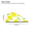 ADovz Hair Towel Wrap for Women Cartoon Lemon Painting Velvet Dry Hair Cap Hair Drying Towel with Button Super Absorbent Quick Dry Hair Turban, 11x10.6 inch view 4