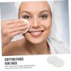 Healeved Skin-Friendly Makeup Remover Cotton 300 Pcs Face Cotton Pads Easy to Use Portable view 4