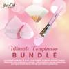 StansOut Ultimate Complexion Bundle: Liquid Foundation Brush, Makeup Brushes for Liquid, Cream, Stick Foundation - Flat, Round, Blender Brushes - 101 Contoured, 108 Straight - Long-Lasting view 2