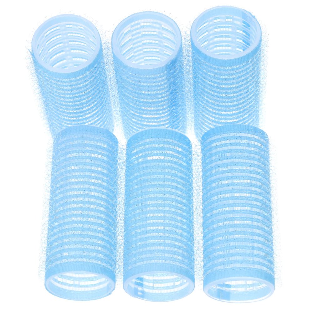 6 Pack Self Adhesive Hair Curlers Plastic Rollers 2.5cm
