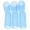 6 Pack Self Adhesive Hair Curlers Plastic Rollers 2.5cm view 1