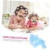 6 Pack Self Adhesive Hair Curlers Plastic Rollers 2.5cm view 2