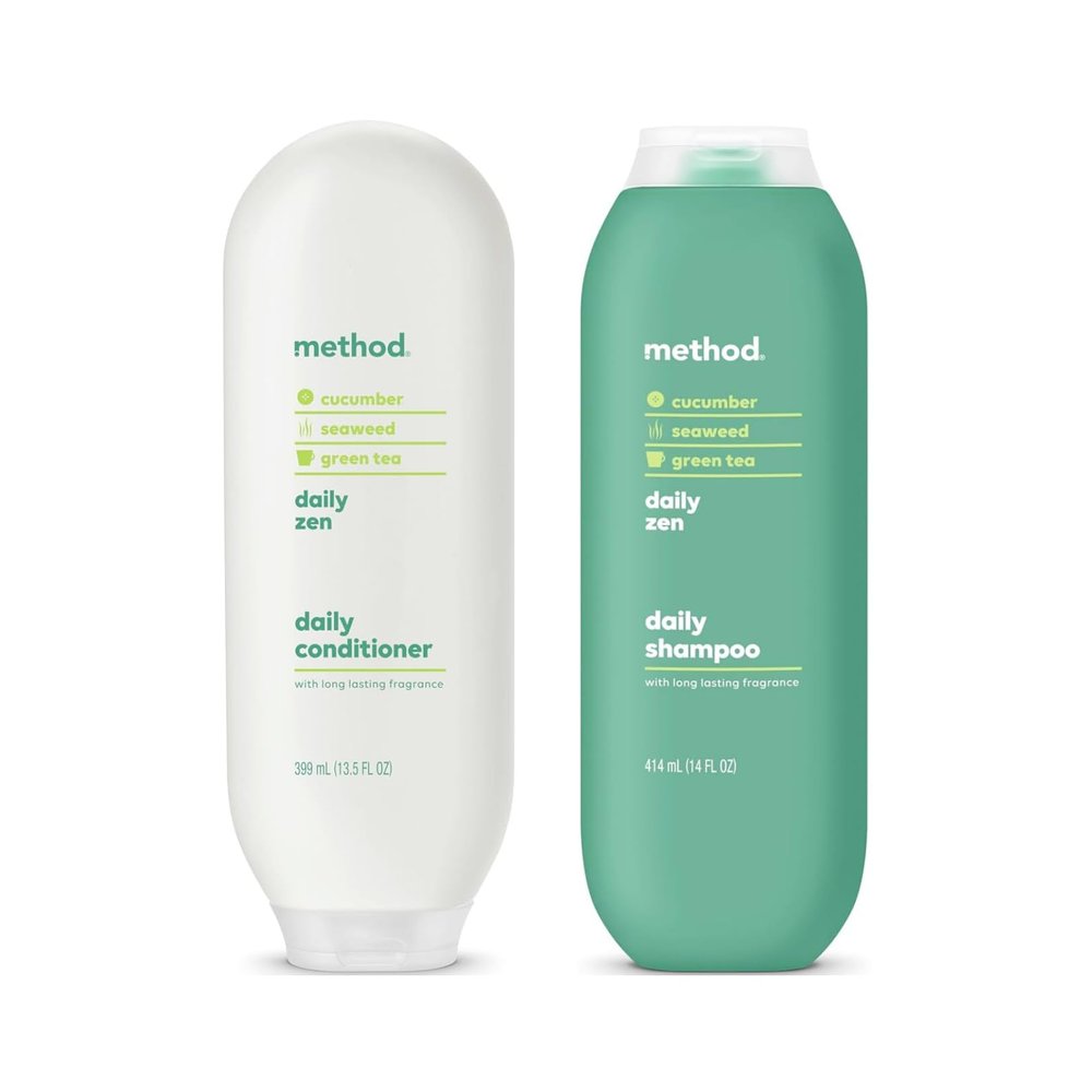 Method Daily Zen Shampoo and Conditioner, Gentle Daily Hair Care for Balance and Serenity, 1 CT.