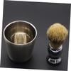 NOLITOY Men's Shaving Kit Set Beard Brush and Bowl Shaving Brush for Men Grooming Tool Gentleman's Tool view 2
