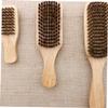 HAPINARY Bristle Beard Brushes Double-sided Portable Beard Styling Tool for Men Small Handle for Grooming and Detangling Facial Hair view 2