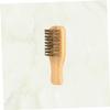 HAPINARY Bristle Beard Brushes Double-sided Portable Beard Styling Tool for Men Small Handle for Grooming and Detangling Facial Hair view 4