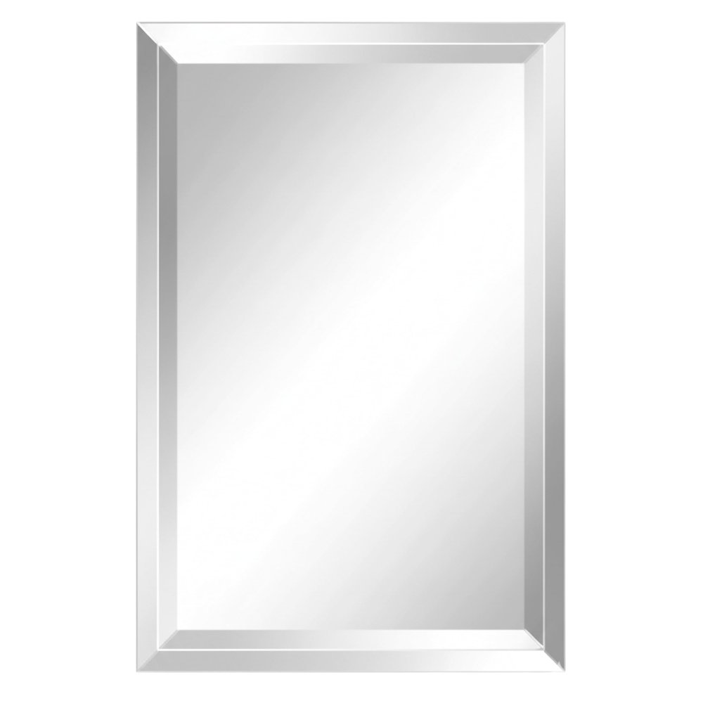 Glass Beveling Service Custom Cut to Size Mirror -1/4" Thick - Double Beveled Polished Edge