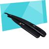 Didiseaon Vintage Stainless Steel Manual for Men Black Folding Straight for Barber Shops and Salons Easy-open Guard for Safe and Effortless Shaving view 3