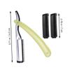 Didiseaon Stainless Steel Manual Straight for Men Folding Shaving Tool for Beard Grooming Sideburns and Fine -friendly and Easy to Use view 3