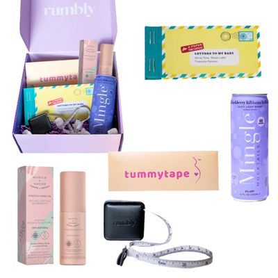 Rumbly 2nd Trimester Mom-to-Be Essentials Box - Gift for Expecting Moms - Care Package with Essential New Mommy Items & Pregnancy Must-Haves