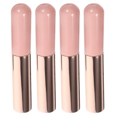 Baluue 4pcs Silicone Lip Brush Cap Portable Lipstick Applicator and Concealer Brush for Women to Carry for Makeup Application
