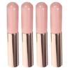 Baluue 4pcs Silicone Lip Brush Cap Portable Lipstick Applicator and Concealer Brush for Women to Carry for Makeup Application view 1