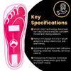 60Pairs(120Feets) Disposable Stick Spray Tanning Feet Pads Perfect for preventing spray tan solution,Deluxe & Hygienic Spray Tan Feet Pads-Ideal for Salons and Spas or Home,Easy to Apply view 4