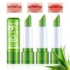 4PCS Aloe Vera Color Changing Lipstick,Temperature Color Change Lip Gloss Makeup Set,Waterproof Long Lasting Aloe Vera Tinted Lip Balm Moisturizer,Moisturizing PH Mood Magic Lipstick for Women view 1