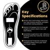 200Pairs(400Feets) Disposable Stick Spray Tanning Feet Pads Perfect for preventing spray tan solution,Deluxe & Hygienic Spray Tan Feet Pads-Ideal for Salons and Spas or Home,Easy to Apply view 4