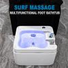 sdjyVer Foot Spa Massager, Foot Bath with Color Light,Foot Soaker with Mini Acupressure Massage Points & Temperature Control,Suitable for Foot Bath Shop, Massage Shop, Beauty Salon, Family. (52 * 47* view 3