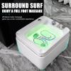 sdjyVer Foot Spa Massager, Foot Bath with Color Light,Foot Soaker with Mini Acupressure Massage Points & Temperature Control,Suitable for Foot Bath Shop, Massage Shop, Beauty Salon, Family. (52 * 47* view 4