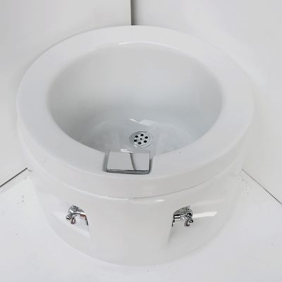sdjyVer Foot Soak Tub Pedicure Foot Soak Acrylic Foot Bath Foot Basin for Dry Cracked Feet for Women and Men with Massage Acupoint Round Footbath Pedicure Spa Bathtub (Size : Bath) (Bath)