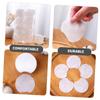 Beaupretty Semi-Circular Makeup Removal Pads 1200 Pack Non-Woven Cotton Pads for Daily Face Cleansing view 2