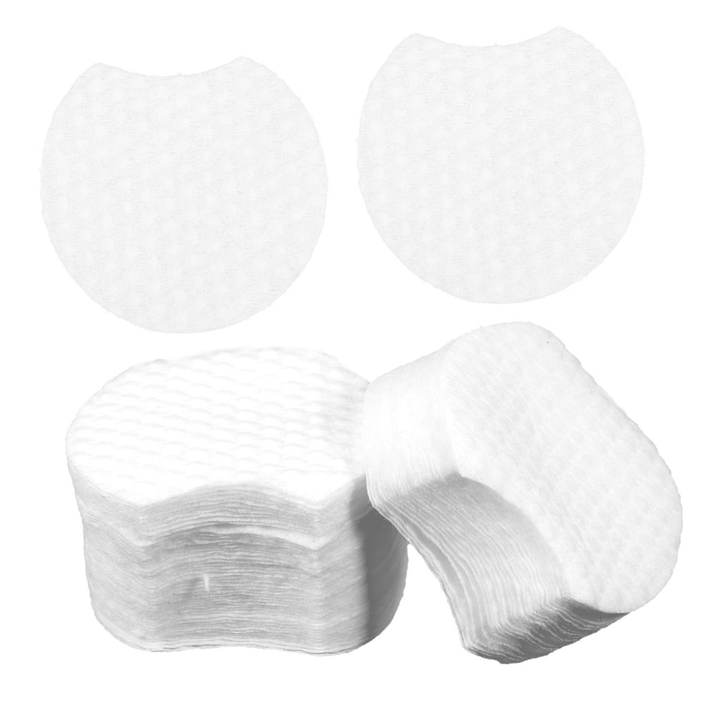 Beaupretty 900pcs Non-Woven Round Pads Makeup Remover Pads Exfoliating Lint- Cotton Facial for Toner