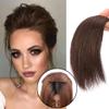 DOPI Real Hair Pad Fashion Wig Fringe Cover Bald Heat Resistant Anti-real Hair view 3