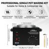 Wax Machine with Hair Removal Kit: Hard Wax Pot, Body Wax Melt Warmer, and 50 Applicator Sticks view 3