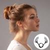 Baluue Wing Hair Tie Bun Maker Tool for Women Effortless Lazy Hair Curler for Elegant Updos for Weddings and Parties Versatile French Hairstyle Accessory view 3