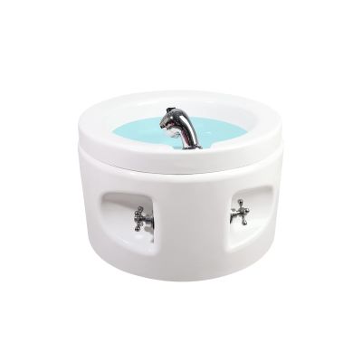 Acrylic Foot soak Care,Foot Soaker tub,Foot Massager spa,with Mini Acupressure Massage Points & Temperature Control,Suitable for Foot Bath Shop, Massage Shop, Beauty Salon, Family. ( 52*52*4
