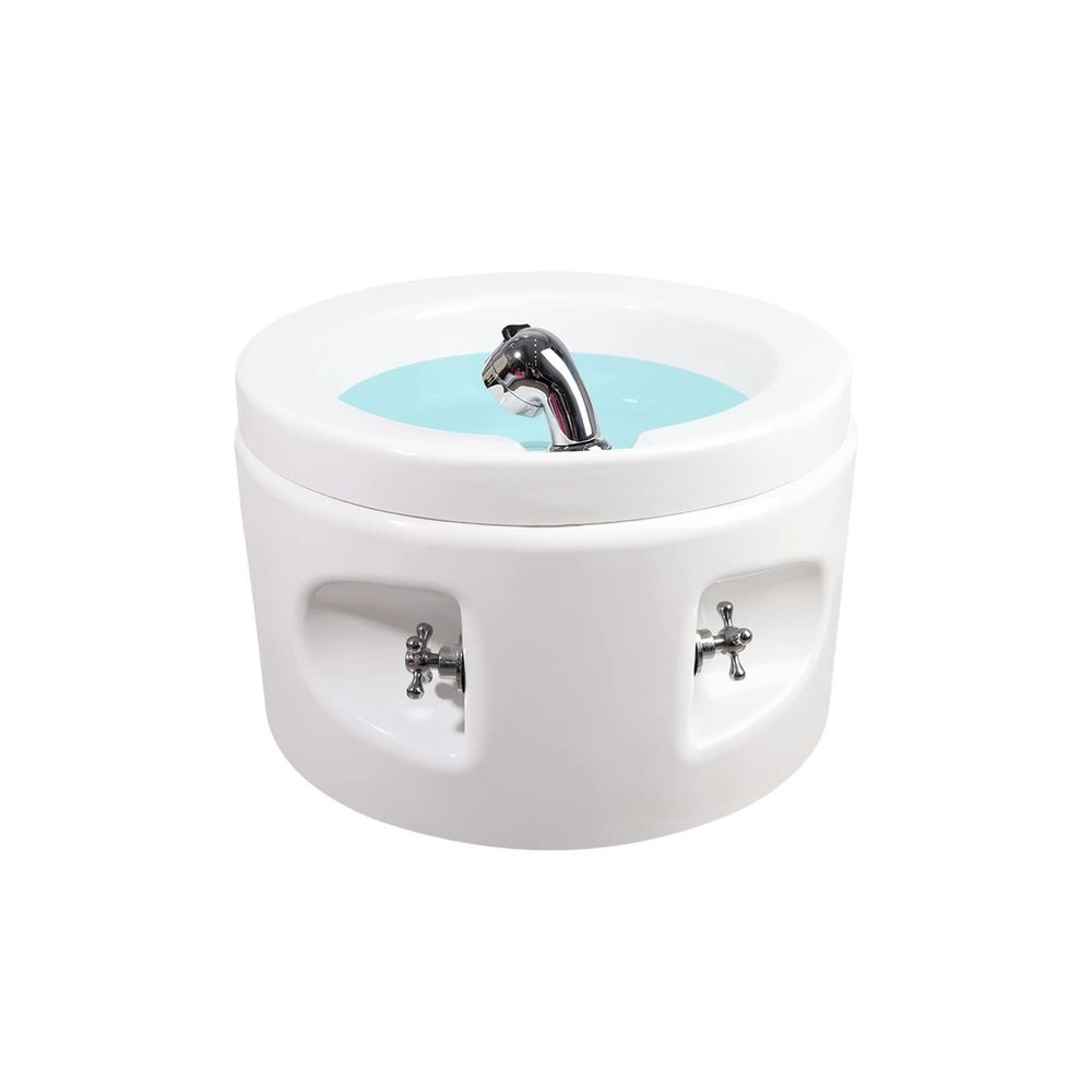 Acrylic Foot soak Care,Foot Soaker tub,Foot Massager spa,with Mini Acupressure Massage Points & Temperature Control,Suitable for Foot Bath Shop, Massage Shop, Beauty Salon, Family. ( 52*52*4