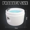 Acrylic Foot soak Care,Foot Soaker tub,Foot Massager spa,with Mini Acupressure Massage Points & Temperature Control,Suitable for Foot Bath Shop, Massage Shop, Beauty Salon, Family. ( 52*52*4 view 2