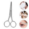 Beatifufu 4pcs Stainless Steel Eyebrow Scissors Tip Grooming Scissors for Women Compact and Ergonomic Design for Precise Eyebrow and Beard Trimming Easy to Carry for Quick Touch-ups view 4