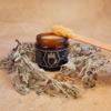 Beast and Baron Baron's Premium Beard Balm - All Natural Beard Balm - Made in the USA 10 Natural Scents Avaliable - Beard Balm Sample Pack - 2 Fl Oz (Sagebrush), Gold view 3