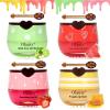 4Pcs Bee Lip Balm Honey Pot, Honey & Strawberry & Watermelon&Lime Lip Mask Overnight Moisturizing Lip Sleep Mask with Stick Hydrating & Prevention Dry and Cracked Lip Scrubs Exfoliator view 1
