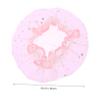 Mikinona 2pcs Reusable Shower Cap for Women Elastic Bathing Cap Double Layer Hair for Shower Spa Cooking Shiny Stars Design view 2