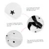 Mikinona 2pcs Reusable Shower Cap for Women Elastic Bathing Cap Double Layer Hair for Shower Spa Cooking Shiny Stars Design view 4