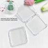 12pcs Press on Nail Storage Box with 60 Pcs Adhesive Double Sided Tape Acrylic Nail Display Box Artificial False Nail Box Organizer Fake Nail Case Transparent Nail Packaging Boxes for Nail Salon view 2