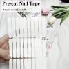 12pcs Press on Nail Storage Box with 60 Pcs Adhesive Double Sided Tape Acrylic Nail Display Box Artificial False Nail Box Organizer Fake Nail Case Transparent Nail Packaging Boxes for Nail Salon view 4