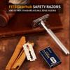 Gearhub Premium 100 Count Double Edge Safety Razor Blades Refills Swedish 13C26 Stainless Steel Platinum Coated, Mild to Medium Sharpness for Smooth Shaves view 2