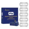 Gearhub Premium 10 Count Double Edge Safety Razor Blades Refills Swedish 13C26 Stainless Steel Platinum Coated, Mild to Medium Sharpness for Smooth Shaves view 1