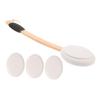 Mikinona Back Moisturizer Applicator Brush Lotion Applicator for Back Legs and Feet Elegant Design and Replacement Heads view 1