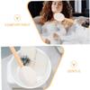 Mikinona Back Moisturizer Applicator Brush Lotion Applicator for Back Legs and Feet Elegant Design and Replacement Heads view 2
