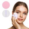8PCS Face Powder Puffs Pink Soft Cotton Powder Pads Round Powder Puff with Ribbon for Powder Foundation Body Powder and Loose Powder, 2.13 Inch view 3