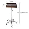 Rieort Salon Trolley Steel Salon Rolling Cart Height-Adjustable Storage Utility Cart Beauty Tray with Wheels for Barber Salon Cart view 4